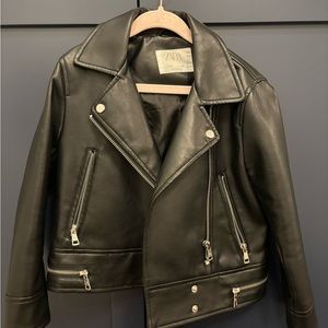 Zara Moto jacket Size 6 girls